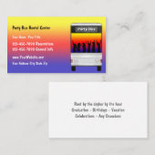 Party Bus Verhuur Visitekaartje (Voorkant / Achterkant)