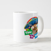 party chipmunk in sombrero extra grote beker (Voorkant rechts)