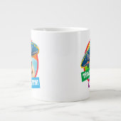 party chipmunk in sombrero extra grote beker (Voorkant)