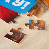 party chipmunk in sombrero legpuzzel (Zijkant)