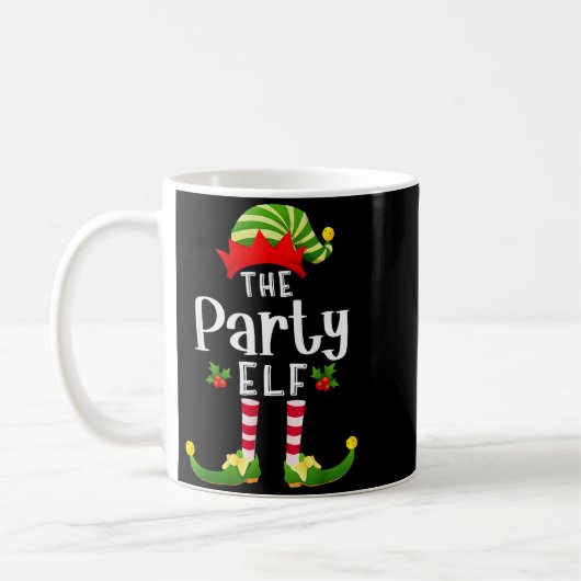 Party Christmas Elf Matching Pajama X-mas Party Koffiemok (Links)