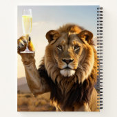 Party Congrats Lion Notitieboek (Achterkant)