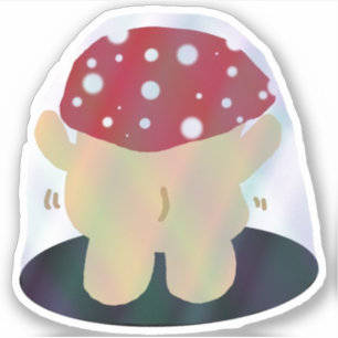 Party Dancing Mushroom Sticker
