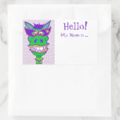Party Dier Mardi Gras Mule Naam Tags (Tas)