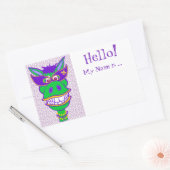 Party Dier Mardi Gras Mule Naam Tags (Envelop)