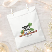 Party Dier Safari thema verjaardag Groen Bedankzakje (Geknipt)