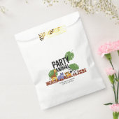 Party Dier Safari thema verjaardag Groen Bedankzakje (Gezegeld)