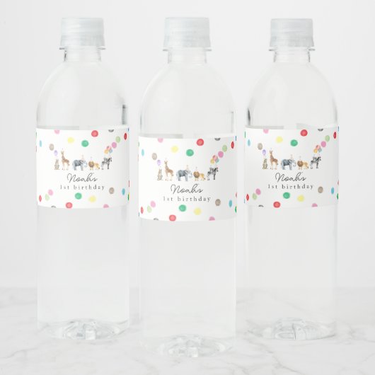 Party Dier Water Fles Label Waterfles Etiket (Flessen)