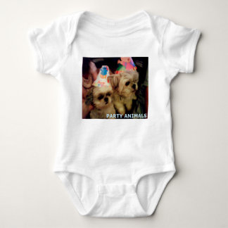 Party Dieren Bodysuit voor baby's door HAS Juwelen