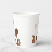 Party Dieren Eekhoorn Verjaardagsfeest Papieren Bekers (Rechts)