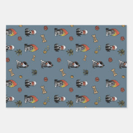 Party Dog Wrapping Bundel Inpakpapier Vel