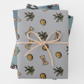 Party Dog Wrapping Bundel Inpakpapier Vel (In situ)