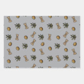 Party Dog Wrapping Bundel Inpakpapier Vel (Voorkant)