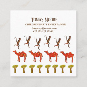 Party Entertainer Visitekaartjes