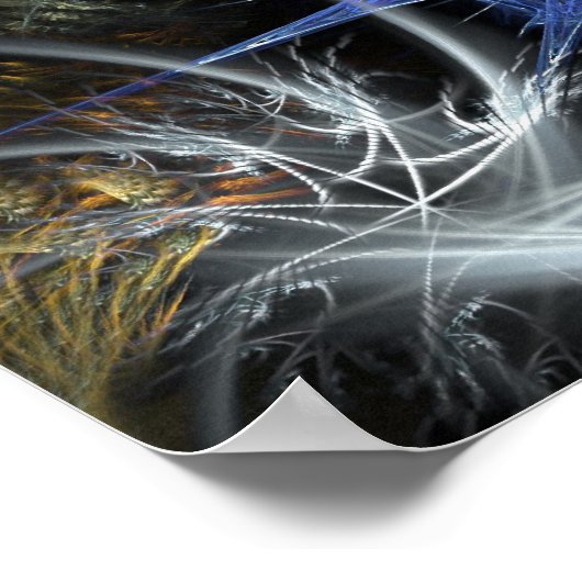 Party Event "Fractal Scifi" Poster (Hoek)