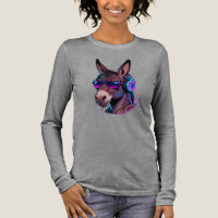 Party Ezel Neon DJ Dier Lange Mouwen T-Shirt