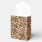 Party Favor Box-Leopard Print Bedankdoosjes (Geopend)