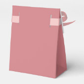 Party Favor Box met Lint - Blozende Champagne Bedankdoosjes (Achterkant)