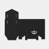Party Favor Box Pageant Kroon Bedankdoosjes (Uitgevouwen)