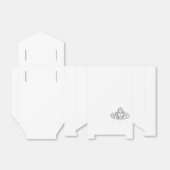 Party Favor Box Pageant Tiara Bedankdoosjes (Uitgevouwen)