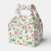 Party Favor Box Pioen Bedankdoosjes (Achterkant)