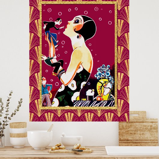 Party Flapper Poster (Keuken)