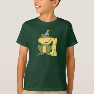 Party Frog 1e verjaardag T-shirts en geschenken