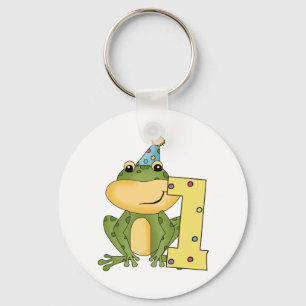 Party Frog 1e verjaardag T-shirts en geschenken Sleutelhanger