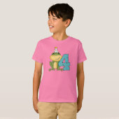 Party Frog 4th Verjaardag T-shirts en geschenken (Voorkant volledig)