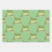 Party Frog inpakpapier Vel (Voorkant 2)