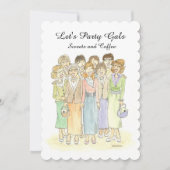 Party Gals Uitnodiging (Voorkant)