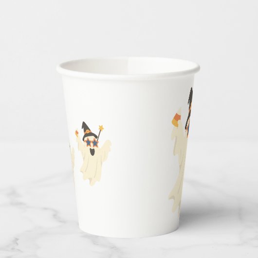 Party Ghost - Leuke Halloween-vibes Papieren Bekers (Links)