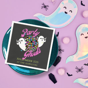 Party Ghouls Retro Halloween Ghosts Servet