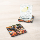 Party Giraffe Bier Onderzetter (Rechterzijde)