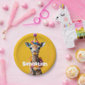 Party Giraffe Extravaganza Papieren Bordje (Feest)