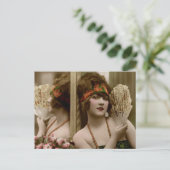 Party Girl Briefkaart (Staand voorkant)