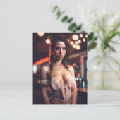 Party Girl Briefkaart (Staand voorkant)