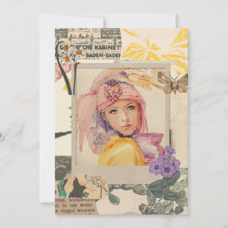 Party  girls cards art deco feestdagenkaart