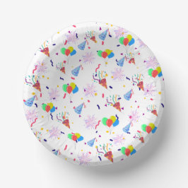 Party Hat Paper Plate Papieren Kommen