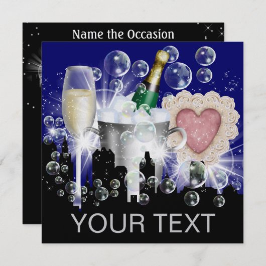 Party in Style Bright Lights herzien - SRF Kaart (Voorkant / Achterkant)