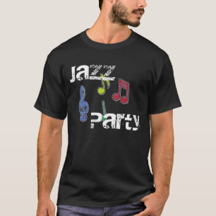 party jazz t-shirt