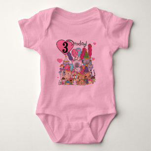 Party Kittens 3e anniversaire Tshirts et cadeaux