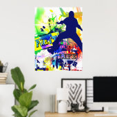 Party Life Poster (Thuiskantoor)