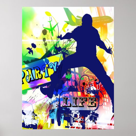 Party Life Poster (Voorkant)