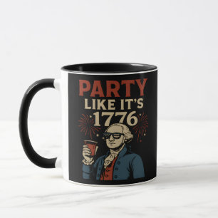 Party Like It's 1776 Grappig Patriottisch Drink De Mok