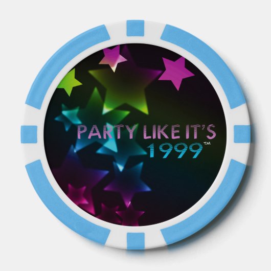 Party Like It's 1999® - Pookchips - Design 11 Pokerchips (Voorkant)