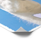 Party Llama met een boog Stropdas Poster (Hoek)