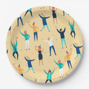 Party Mensen Confetti Papieren Borden – Fun Bordje