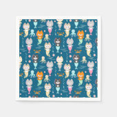 Party Napkins Nautisch Thema Verjaardagsfeest. Servet (Voorkant)