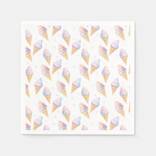 Party Napkins verjaardagsfeestje met zoet ijs Servet